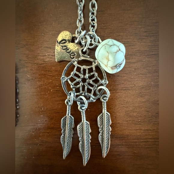 Feather Necklace Duo - Picture 2 of 3